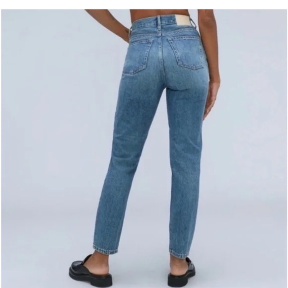 Everlane Womens 90's cheeky Straight Jean Size 31 Crop Womens - Picture 2 of 12